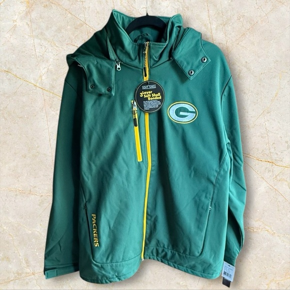 NFL Soft Shell Coat - Green Bay Packers, 2XL - NWT - Picture 10 of 13